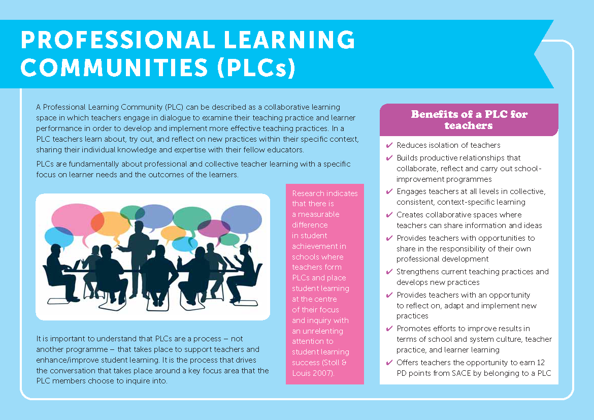 PROFESSIONAL LEARNING COMMUNITIES (PLCs) Macmillan South Africa